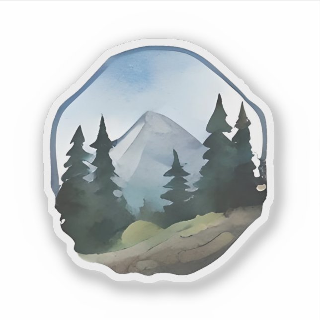 Whispers of the Pines Sticker (Front)