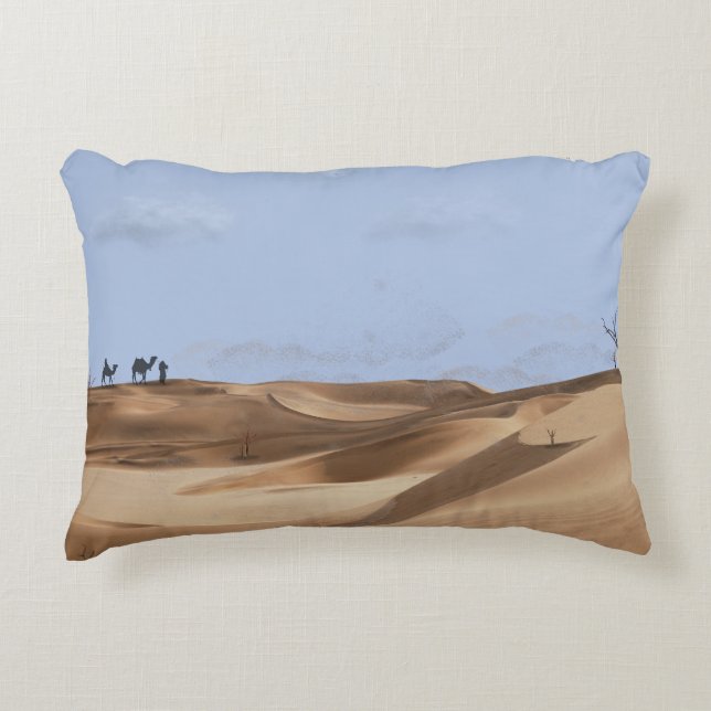 Whispers Of The Sahara Accent Pillow (Front)