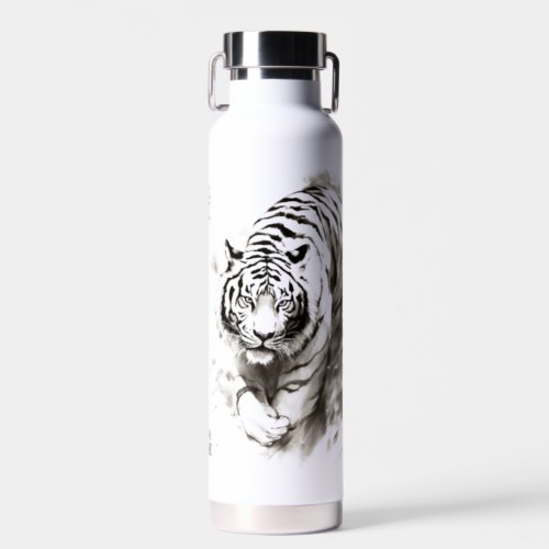 Whispers of the Wild White Tiger Collection _  Water Bottle