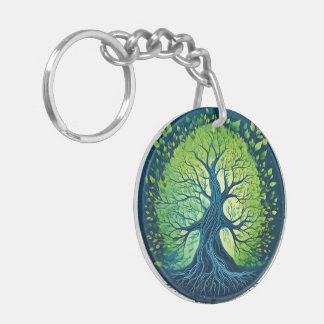 Whispers of the Wind: The Essence of Tree Keychain