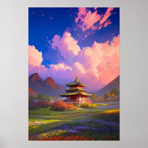 Whispers of Tranquil Grass Poster