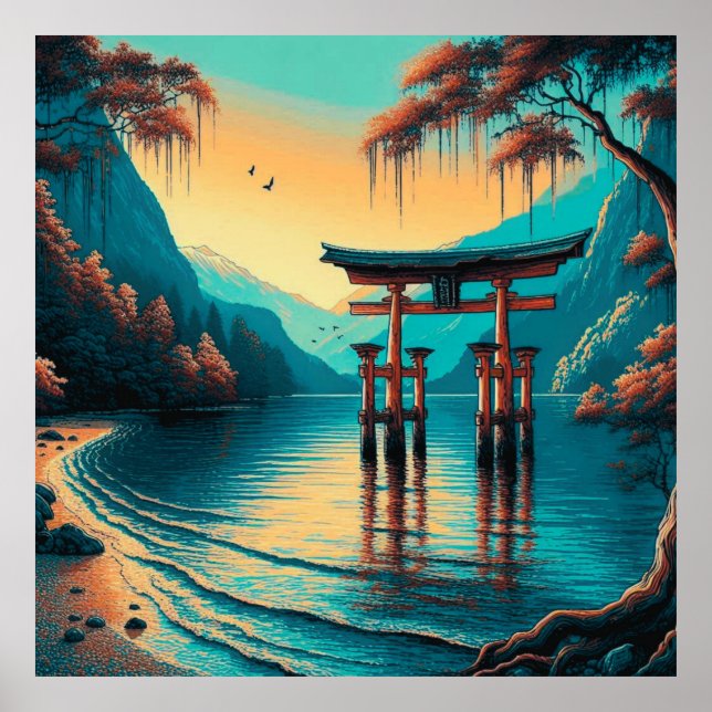 "Whispers of Tranquility: The Spirit Gate" Poster (Front)