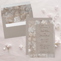 Whispers of Vintage Romantic Ivory Floral Lace