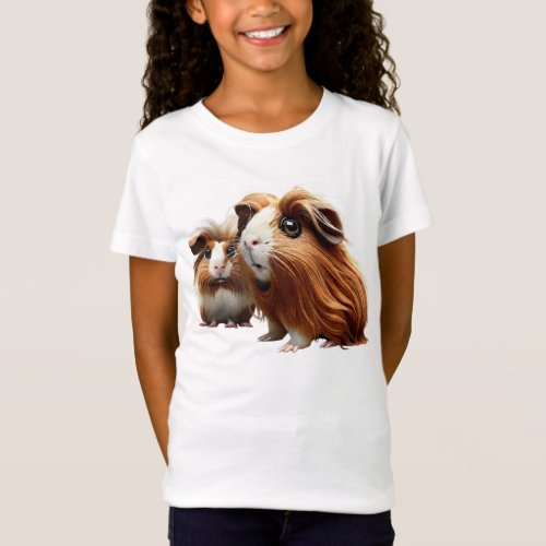 Whispers of Whiskers The Guinea Pig Duet T_Shirt