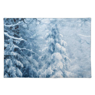 Whispers of Winter Cloth Placemat