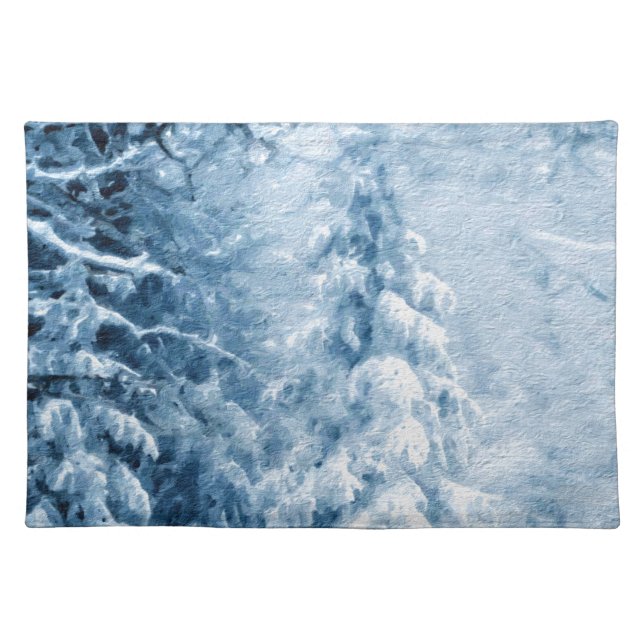 Whispers of Winter Cloth Placemat (Front)