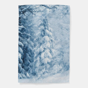 Whispers of Winter Garden Flag