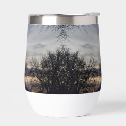 Whispers of Winter Thermal Wine Tumbler