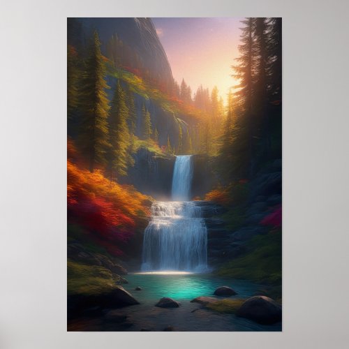 Whispers of Wonder Unveiling the Secret Waterfall Poster