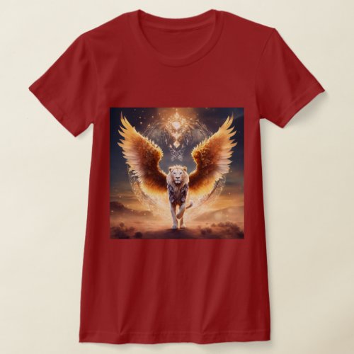 Whispers of Wonderland Ethereal Heart in a Mystic T_Shirt