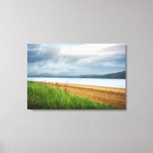 Whispers on the Sand: Historic Rathmullan Beach Canvas Print