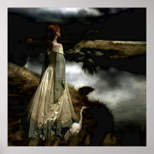 “Whispers on the Wind” by Edward Robert Hughes Poster