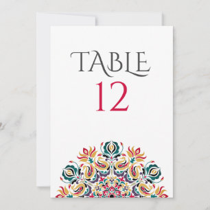Whispers Swan Birds Lotus Flowers Table Number