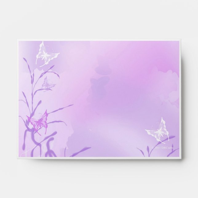 Whispy Lavenders Envelope (Front)
