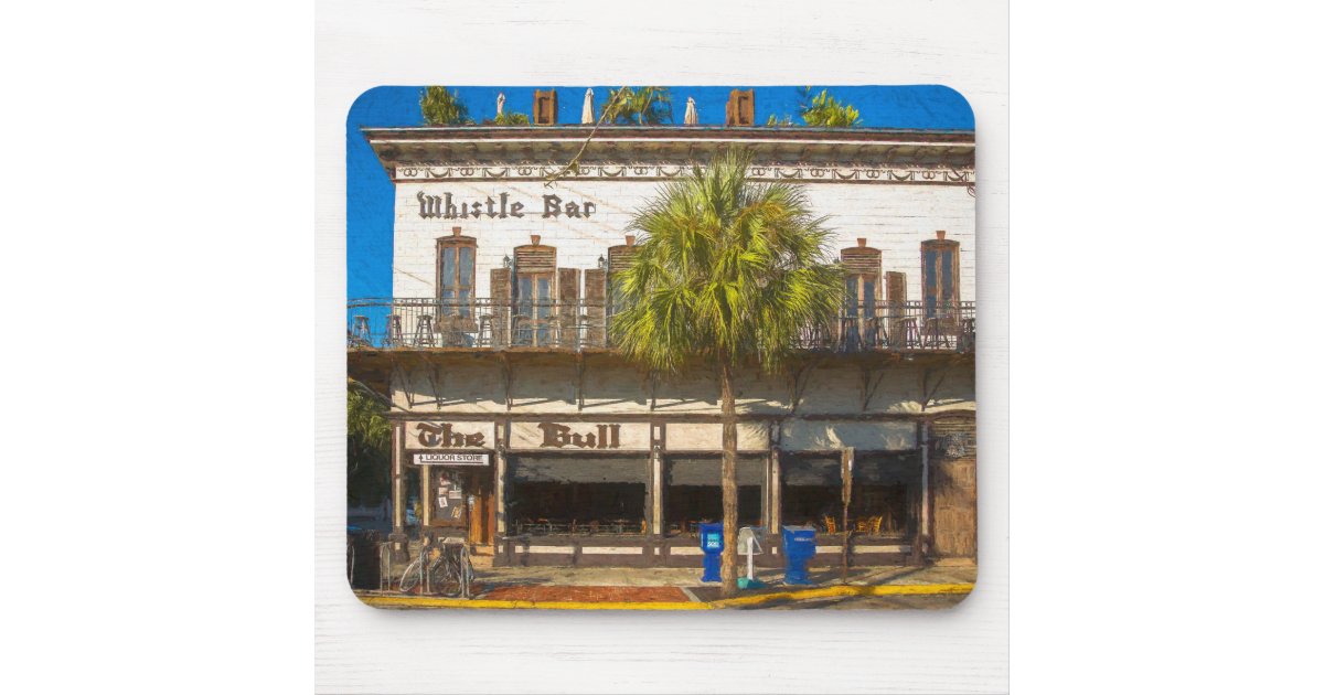 Whistle Bar Key West Mouse Pad Zazzle