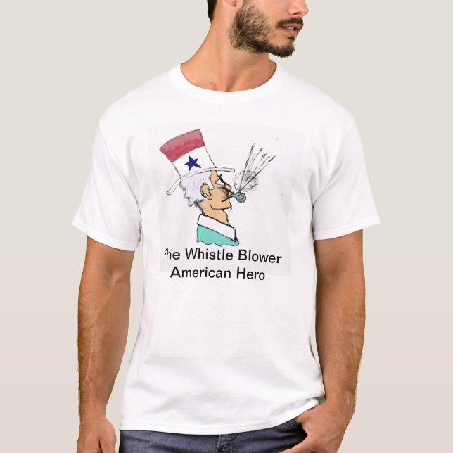 Whistle Blower - American Hero T-Shirt (Front)