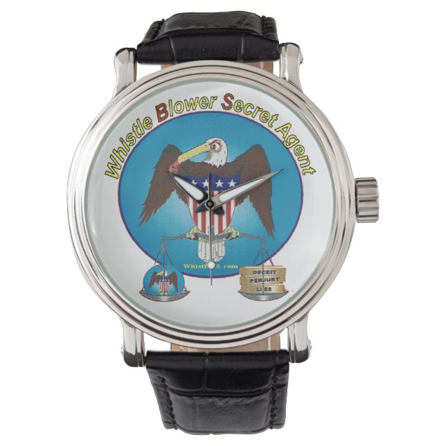 Whistle Blower Secret Agent Watch (Front)