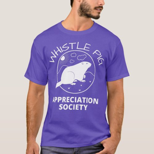 Whistle Pig Appreciation Society Groundhog T_Shirt