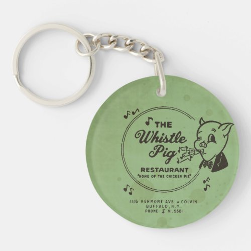 Whistle Pig Restaurant Keychain