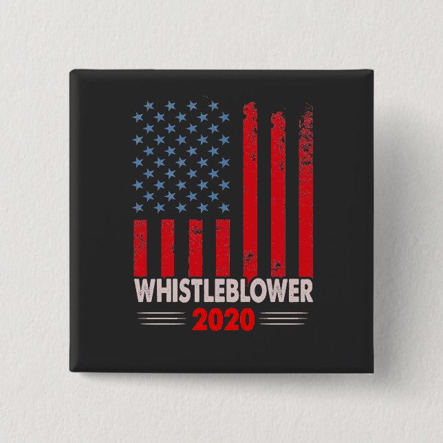 WHISTLEBLOWER 2020 BUTTON. BUTTON (Front)