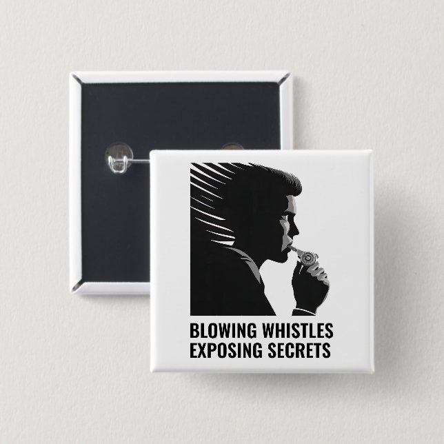 Whistleblower Button (Front & Back)