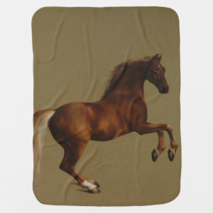 Whistlejacket the Horse (by George Stubbs) Baby Blanket