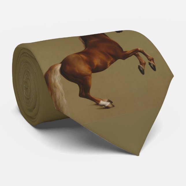Whistlejacket the Horse (by George Stubbs) Neck Tie (Rolled)