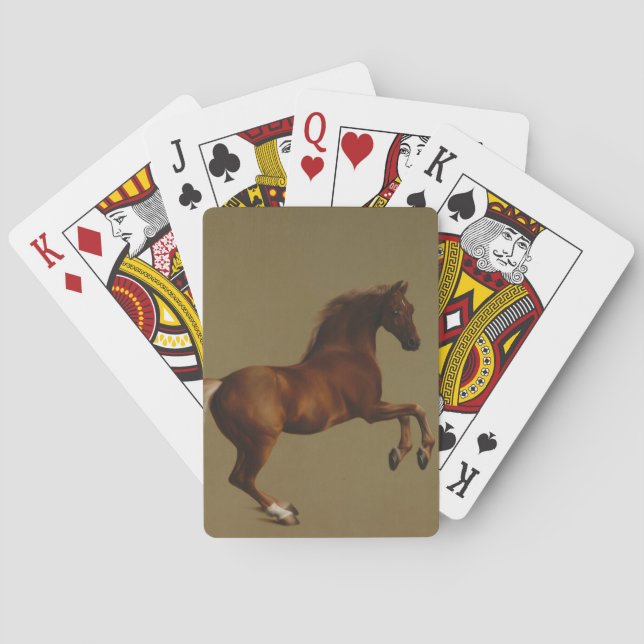 Whistlejacket the Horse (by George Stubbs) Poker Cards (Back)