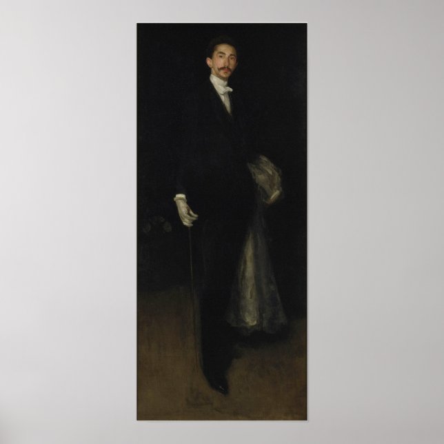Whistler arrangement In Black And Gold Poster (Front)