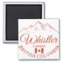 Whistler BC Canada Mountain Magnet