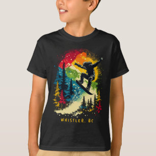 Whistler Bc Canada Snowboarder Snowboarding Resort T-Shirt