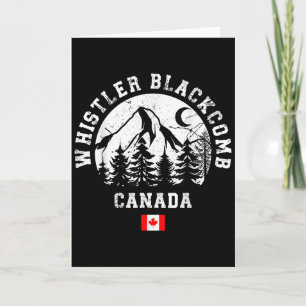 Whistler Blackcomb Canada Ski Resort Rocky Mountai Card
