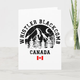 Whistler Blackcomb Canada Ski Resort Rocky Mountai Card