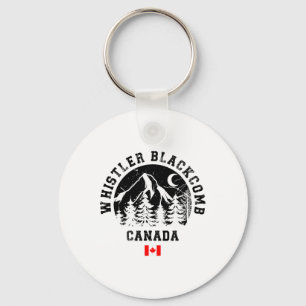 Whistler Blackcomb Canada Ski Resort Rocky Mountai Keychain