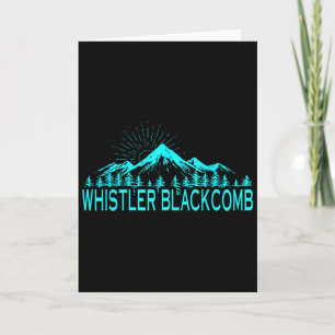 Whistler Blackcomb Canada Ski Resort Skiing Rocky Card