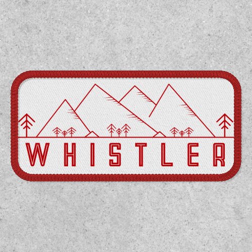 Whistler British Columbia Canada Minimalist Patch