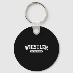 Whistler British Columbia Canada Ski Mountain Skii Keychain