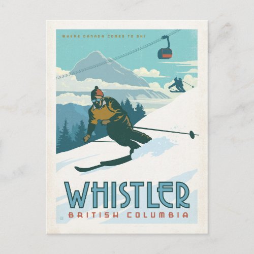Whistler British Columbia Postcard