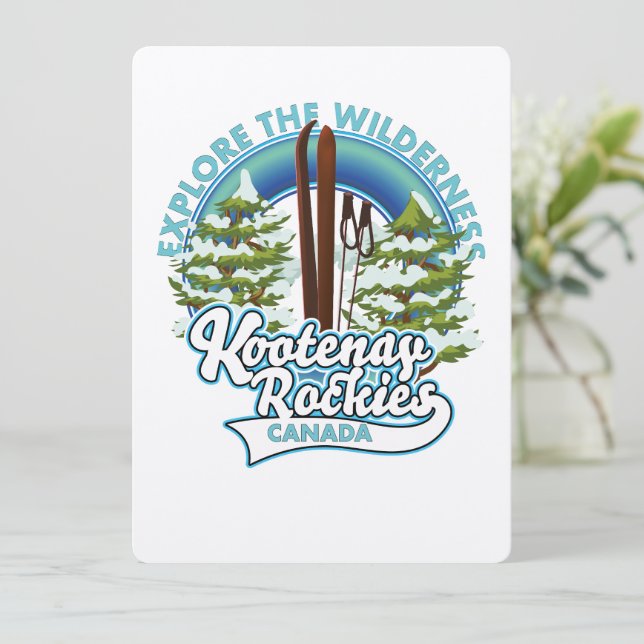 Whistler Canada,explore the wilderness, ski logo (Standing Front)