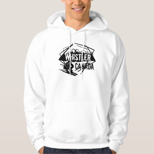 Whistler Canada ski logo hoodie