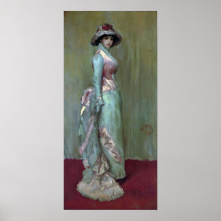 Whistler - Harmony In Pink And Gray Lady Meux Poster