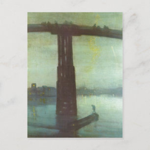 Whistler, James McNeill Die alte Battersea Br?cke: Postcard