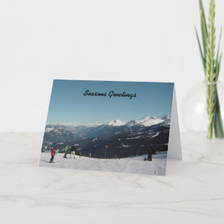 Whistler Mountain Christmas Holiday Card