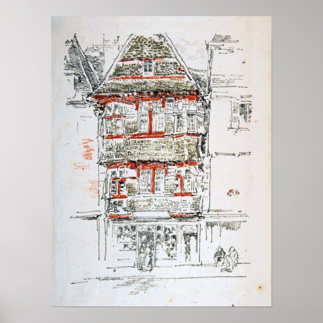 Whistler - Red House Paimpol Poster (Front)