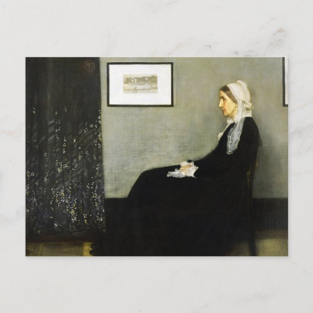 Whistler’s Mother by James Abbott McNeill Whistler Postcard (Front)