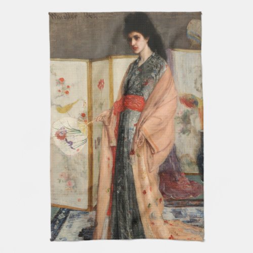 Whistler _ The Princess from the Land of Porcelain Kitchen Towel