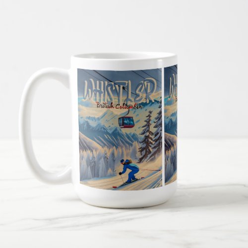 Whistler Vancouver British Columbia Canada 1950s Coffee Mug