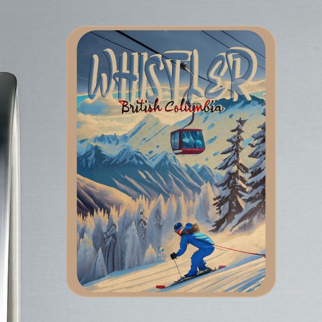 Whistler Vancouver British Columbia Canada 1950s Magnet (Creator Uploaded)