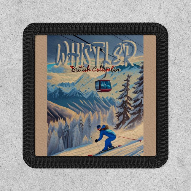 Whistler Vancouver British Columbia Canada 1950s Patch (Front)