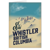 Whistler,Vancouver British Columbia ski poster (Front)